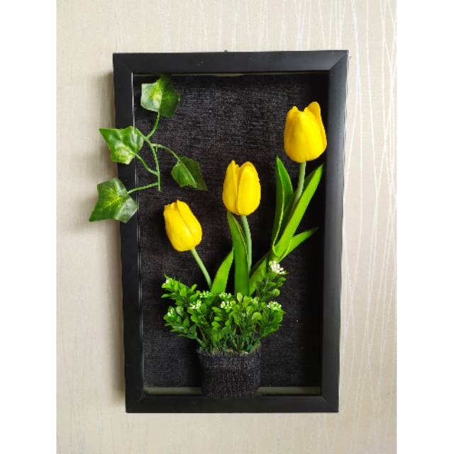 Flower in frame / Bunga dinding /Bunga gantung / Bunga artificial
