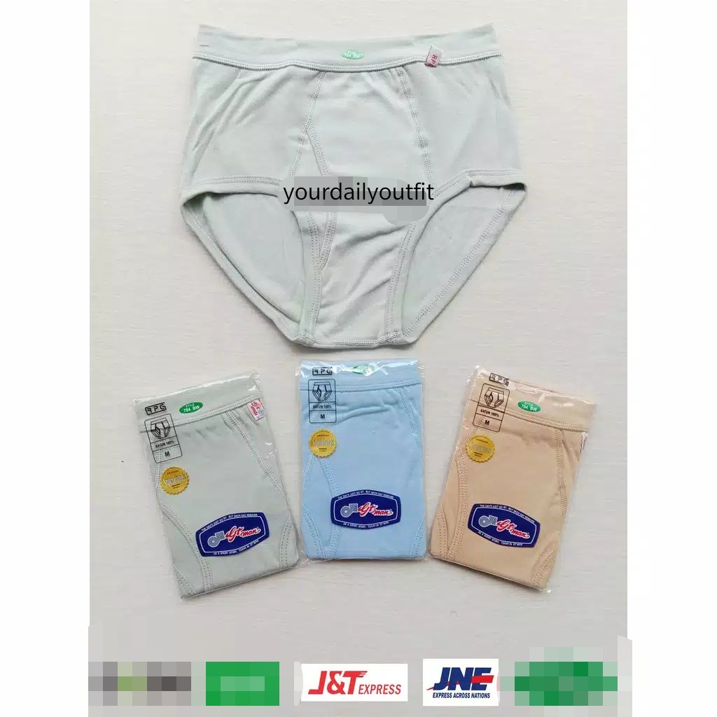 GTMAN 704 BW CD Pria Original/ Celana Dalam GTMAN BW Tersedia Size Jumbo