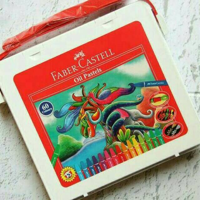 

Crayon oil pastel Faber castell 60 warna