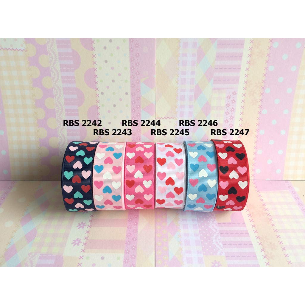 

[10 YARD] PITA GROSGRAIN MOTIF LOVE SALE RBS 2242,2243,2244,2245,2246,2247