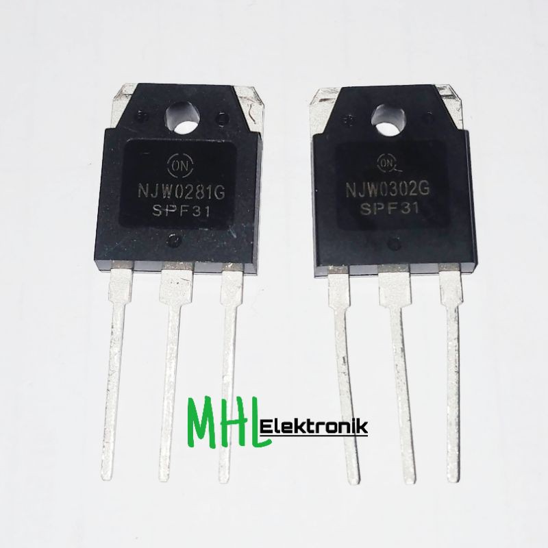 Transistor NJW0302G Dan NJW0281G Transistor NJW 0302 G Dan NJW 0281 G