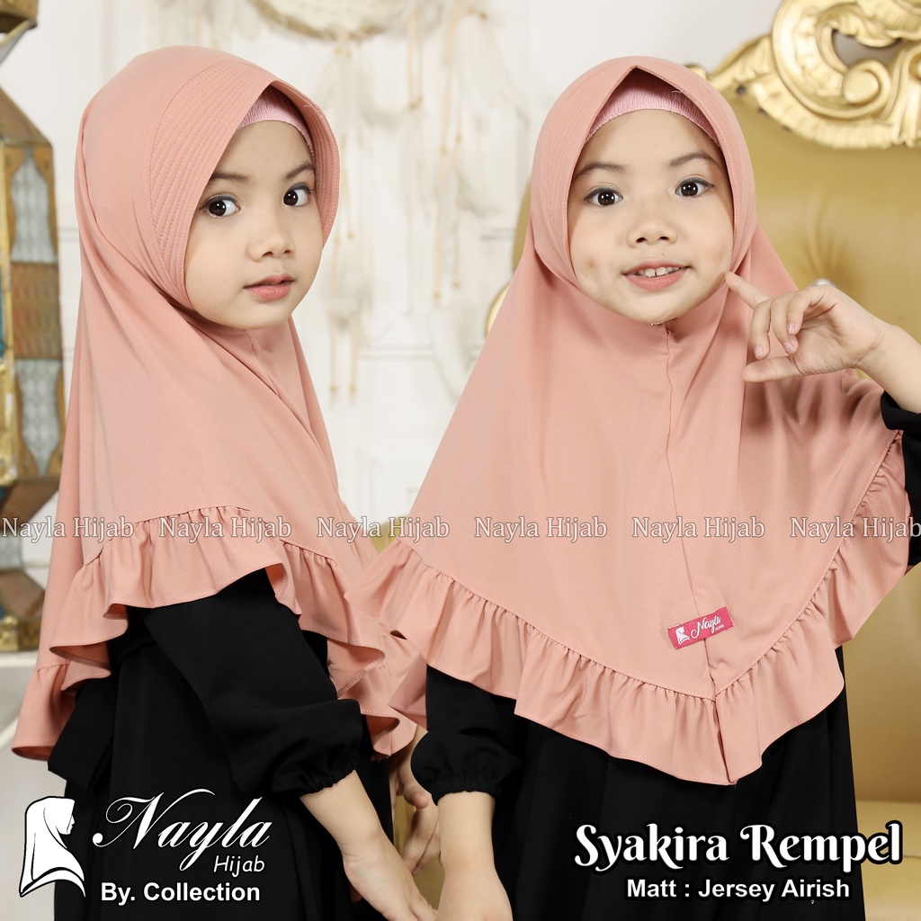 Kerudung Instan Anak Syakhira Rempel By Nayla Hijab Jilbab Anak Jersey Airis Termurah Nayla Hijab