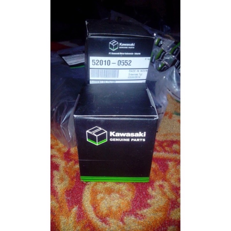 Filter Oli Kaze FILTER OLI KLX 150 NINJA RR MONO W175 KAZE  Z130 Z250SL (52010-0552) Original Kawasaki Genuien Parts