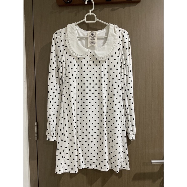 PRELOVED DRESS VINTAGE WANITA POLKADOT