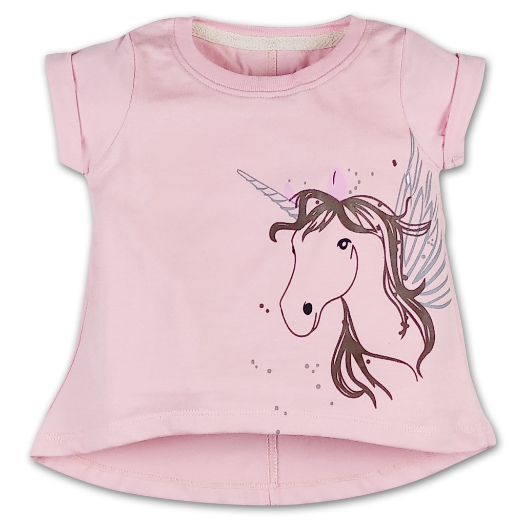 Bearhug Atasan Bayi Perempuan XAD6 Premium Printing Spandek Pink Color 6-18M-4