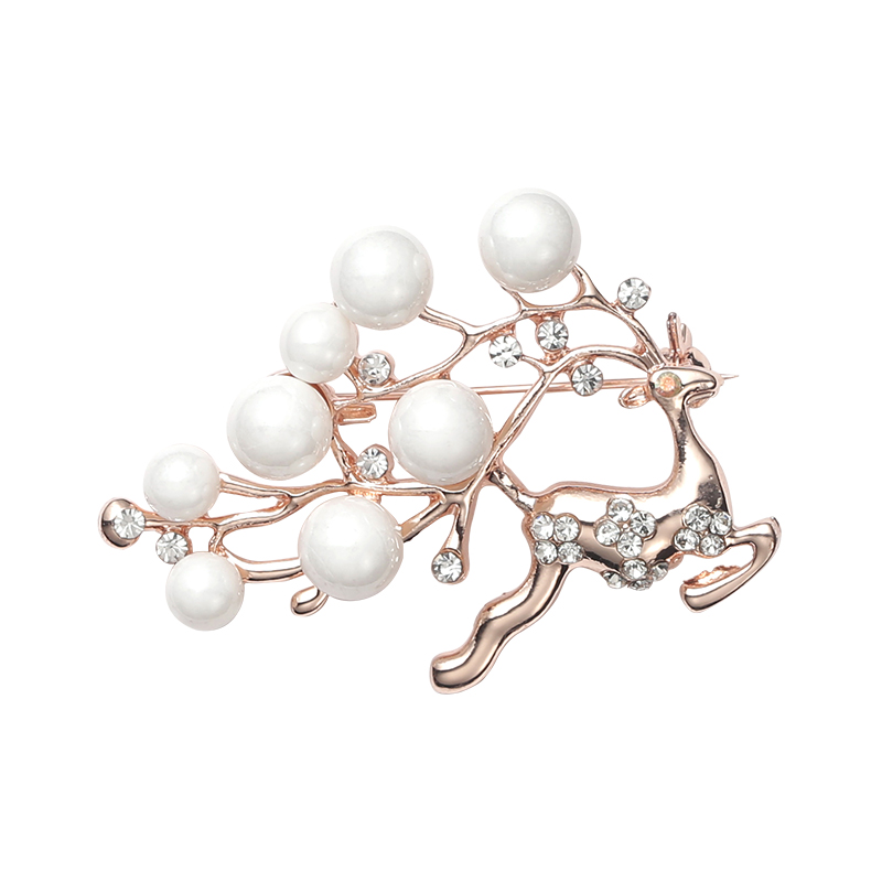 Bros Bros Pin Perempuan Korea Suasana Mewah Selendang Gesper Mantel Kardigan Dekorasi Kreatif-1