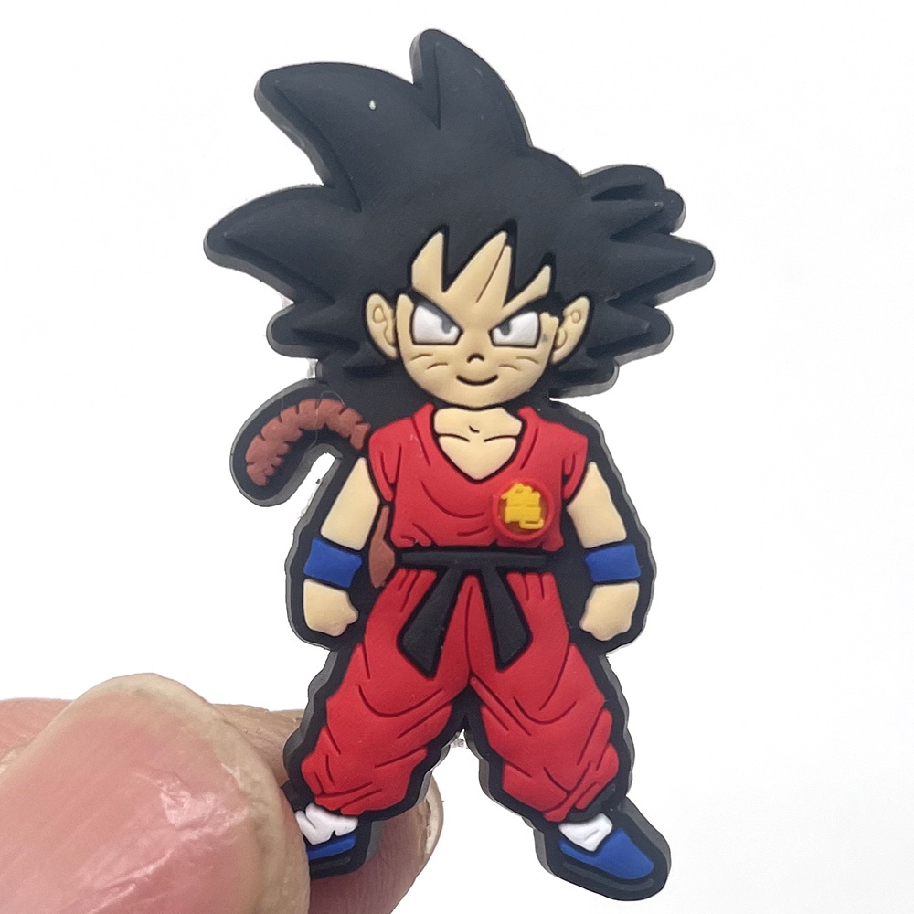 Sandal Lubang Sepatu Accessories Jibbitz Gesper Sepatu Motif Kartun Anime shoe charms Crocs Dragon Ball Untuk decorate Hadiah Anak Laki-Laki Dan Perempuan