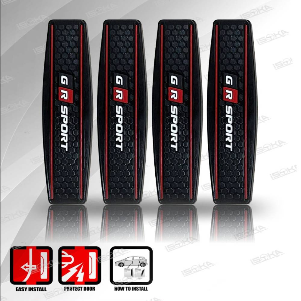Door Guard Pelindung Pintu Tulisan Gr Sport Hitam Universal Varian 1