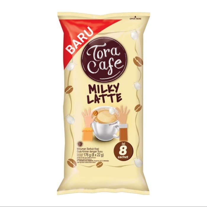 

TORACAFE Milky Latte Coffee 8 x 22 gr