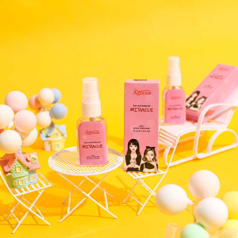 DB - [PREMIUM] Agnola Hair And Bodymist Miracle 30 ml / Parfume Aroma Gucci Bloom Premium