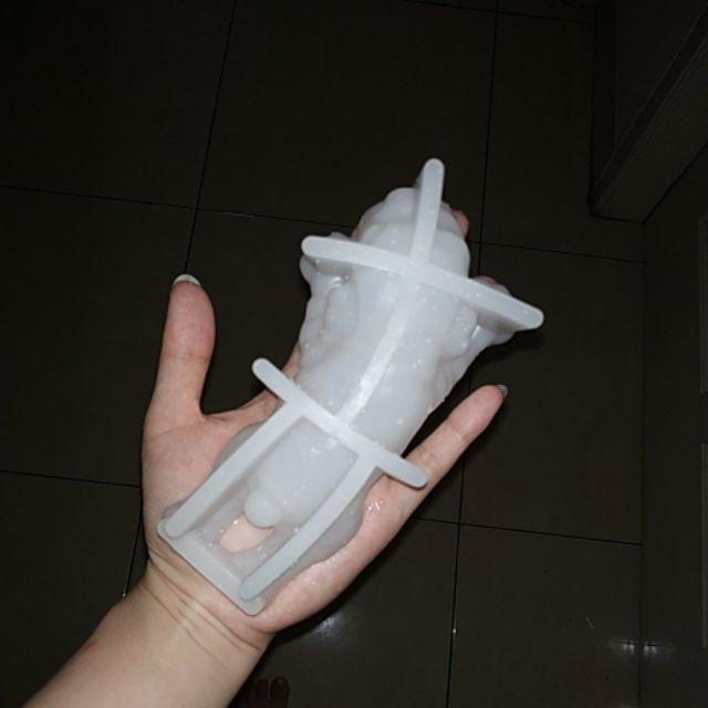 Cetakan Silikon Kelinci Babi Anjing 3d / Cetakan Kue Kelinci Anjing Babi Cforcupcakes Puding Coklat6