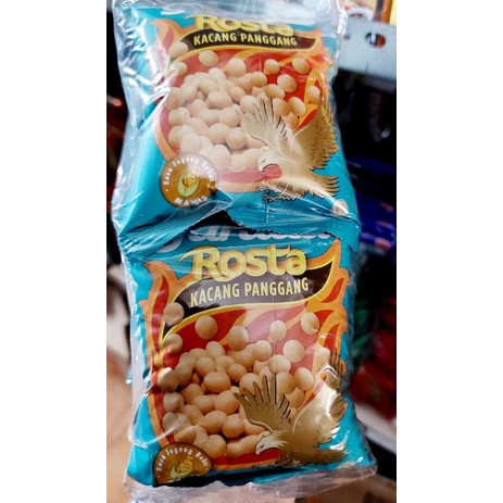 Garuda Rosta kacang oven / Garuda Kacang Koro / Garuda Kacang Kulit/ Kacang Atom Manis Gurih renceng 11 gr x 10pcs