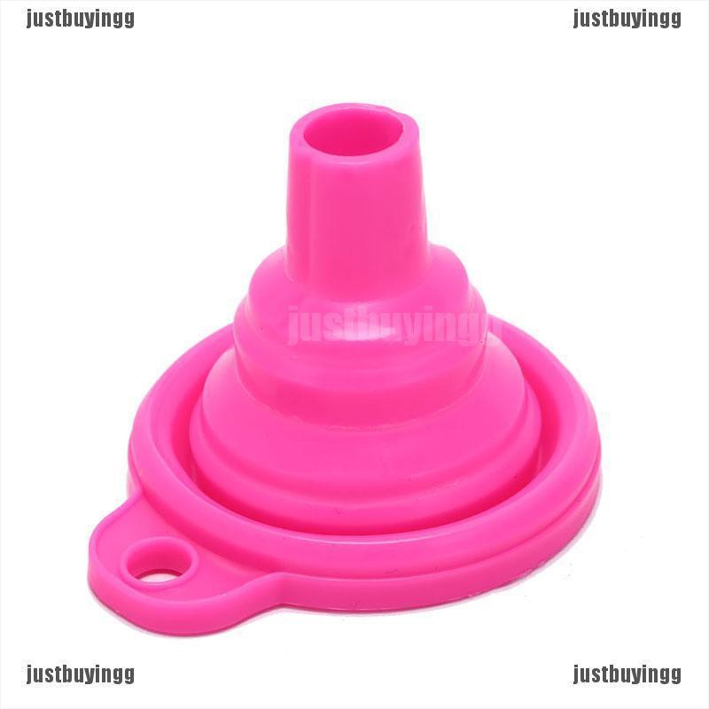 JB✪ silicone gel collapsible practical foldable funnel hopper kitchen tools