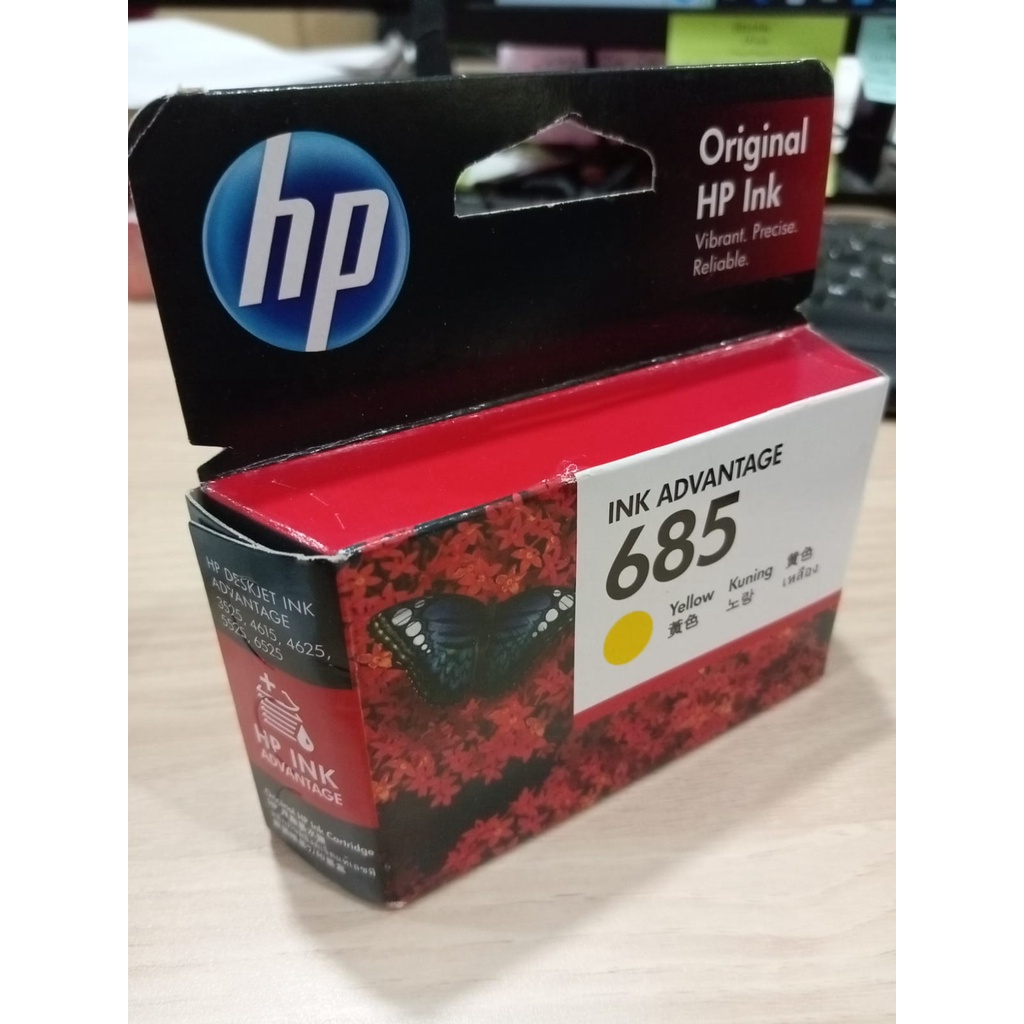 Tinta HP 685 Yellow Ink Cartridge Original