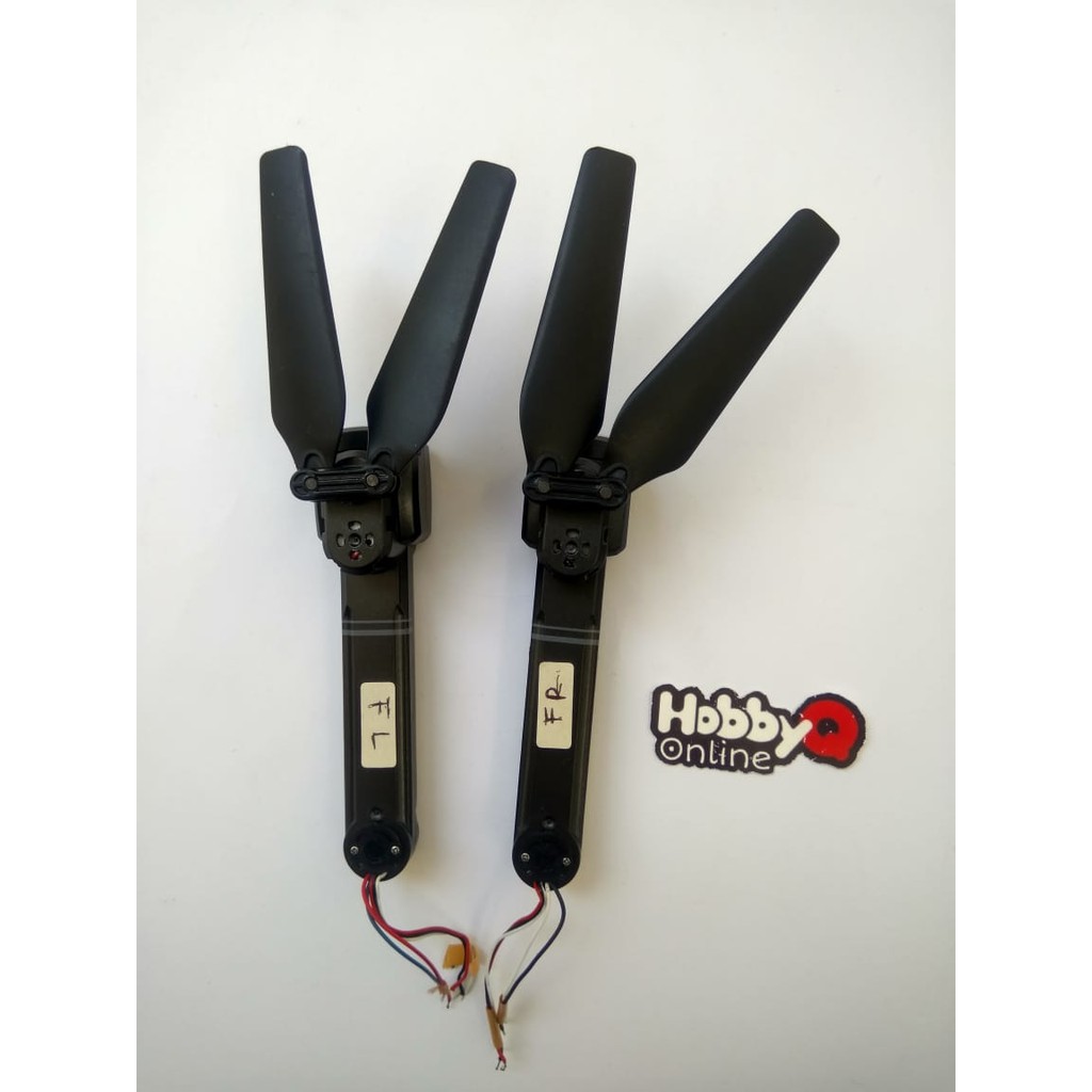 Drone SJRC Z5 Front Arm with motor blade set Arm Depan Original
