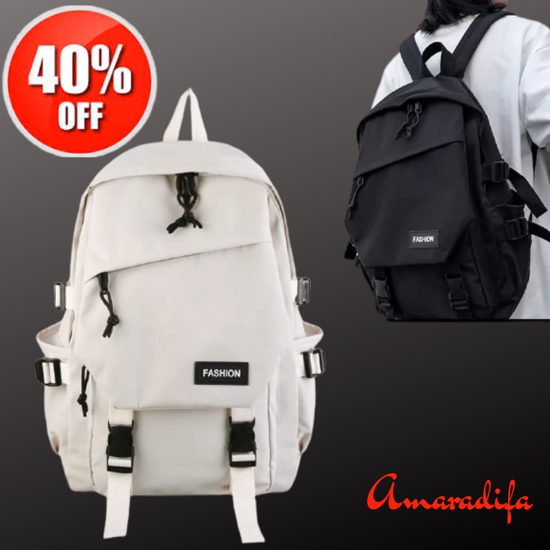 ransel wanita pria tas punggung cewek cowok  backpack sekolah  pelajar smp sma kuliah-1