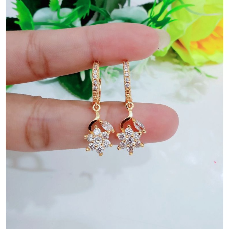 ANTING JEPIT PERMATA DENGAN LIONTIN MOTIF 002Q