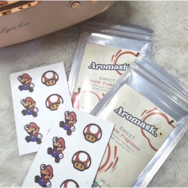 Stiker aroma Apple isi 36patch/stiker aromaterapi/pengharum masker/mask patch