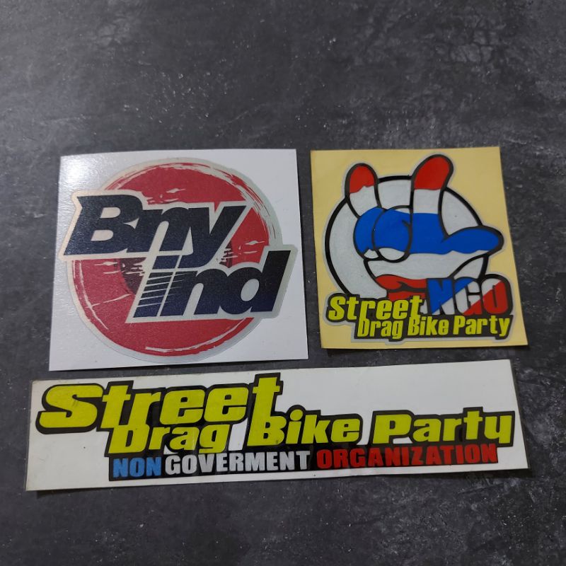 STICKER NGO STREET DRAG BIKE PARTY THAILAND