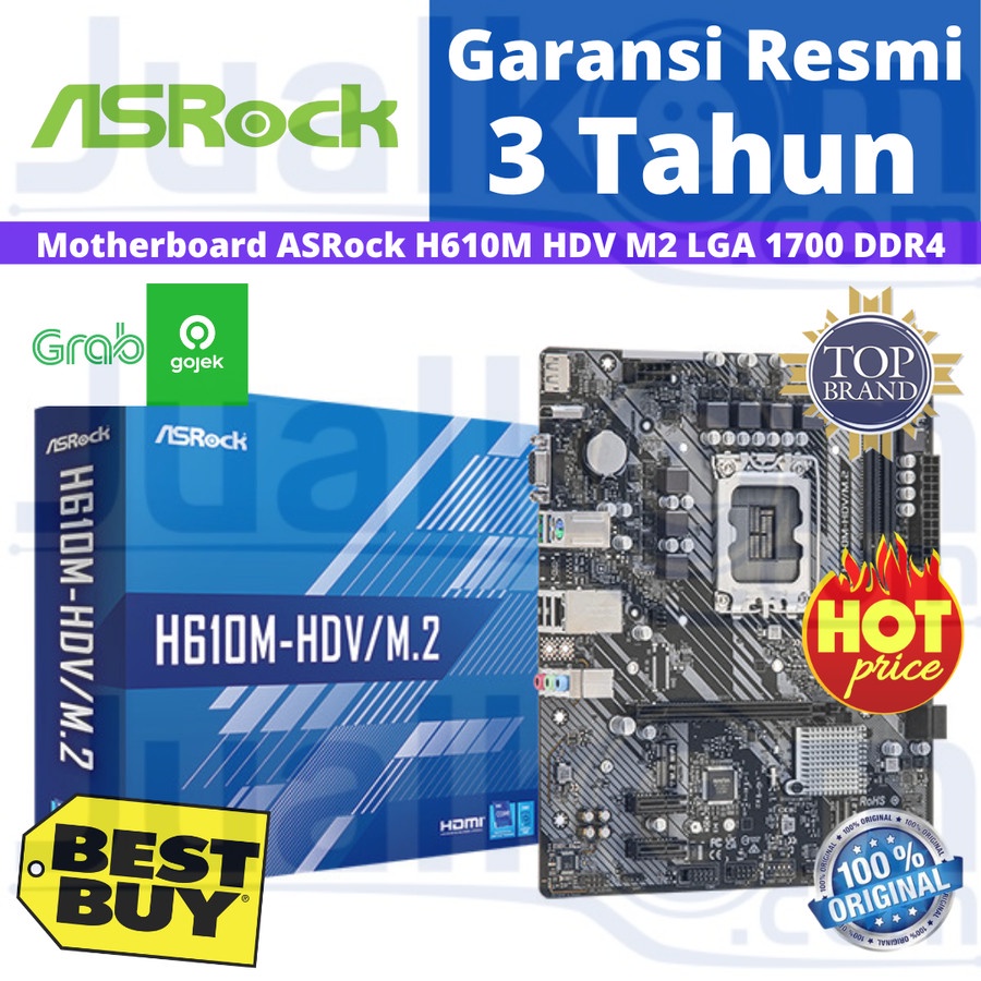 Motherboard Asrock H610M HDV M2 LGA 1700 USB 3.2 M2