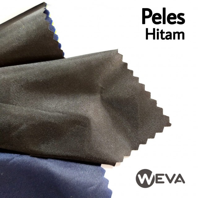 Bahan Kain Furing Peles Hitam - Kain Dalaman Jaket atau Jas