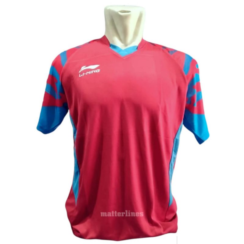 Jersey Olahraga untuk pria / jersey badminton / baju bulu tangkis / Baju jersey lining terbaru