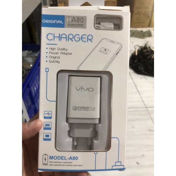 Charger brand A80 3.5A Micro usb dan Tipe c