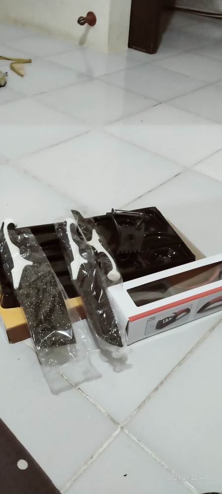 Gos-pisau Set 5 In 1 Keramik J13 / Pisau Set Keramik Dengan Kardus