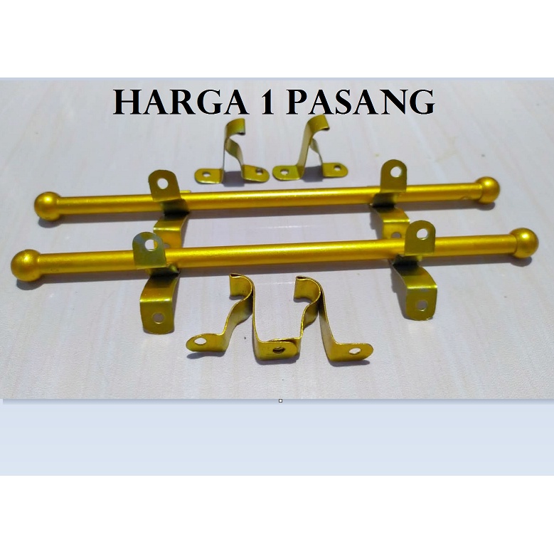 1 PASANG Stick gorden minimalis  lengkap | 1 Set stik gorden minimalis ikat kupu kupu | stik gorden 