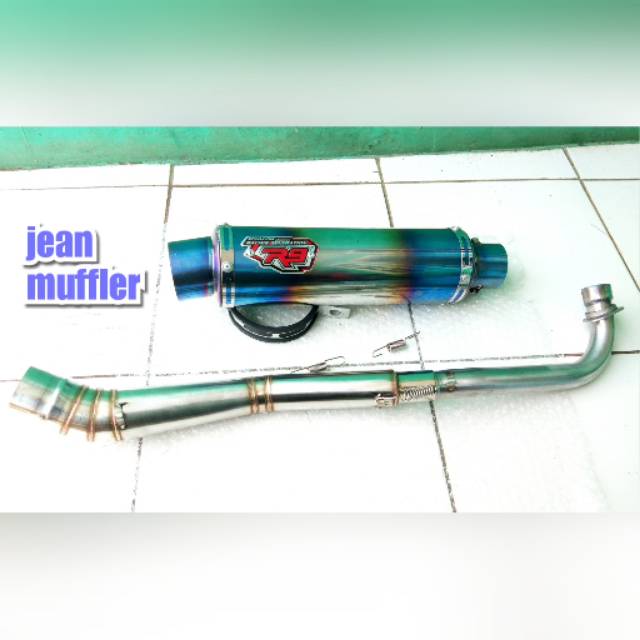 KNALPOT RACING R9 MUGELO JUPITER-Z VEGA SHOGUN SMASH DLL.KNALPOT R9 NETRAL BEBEK