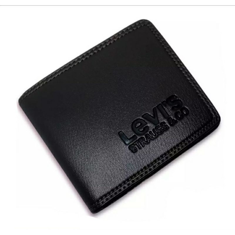 Dompet Lipat Kulit PU LEATHER PREMIUM Dompet Pria Dompet Lipat Dua Dompet Fashion