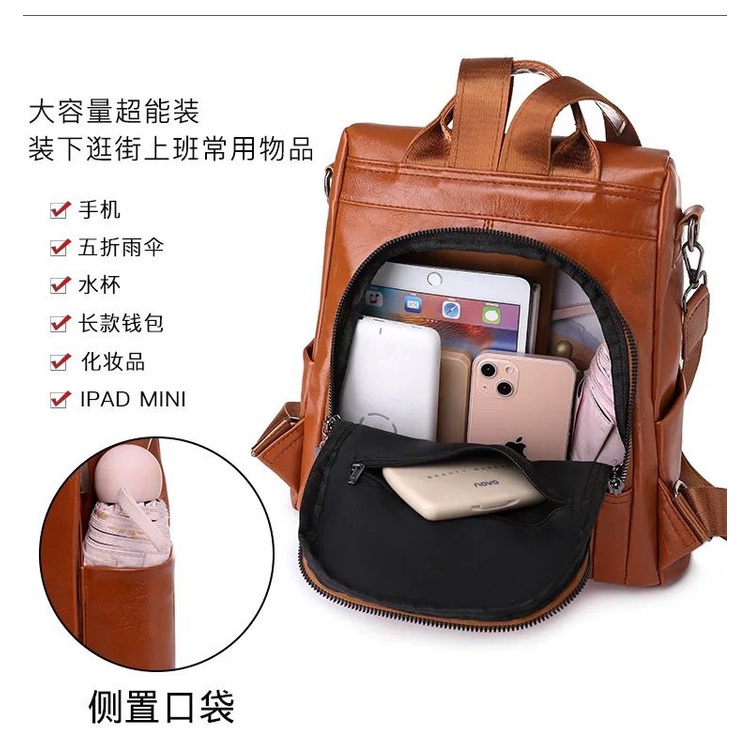 Tas Ransel Wanita Fashion Backpack 5331-8
