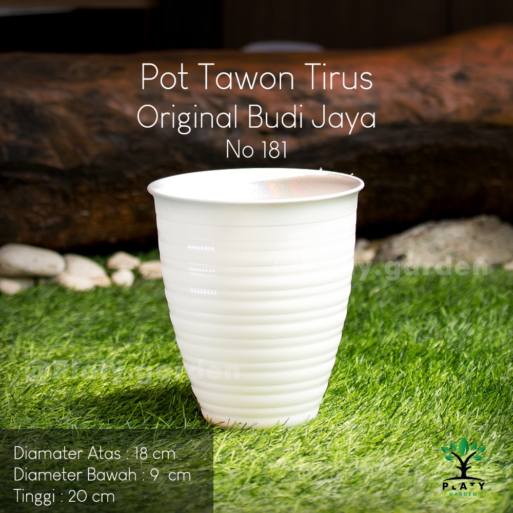 Pot Tawon Tirus Tinggi Original Budi Jaya (12, 15cm, 18cm,  21cm) TAWON ASLI