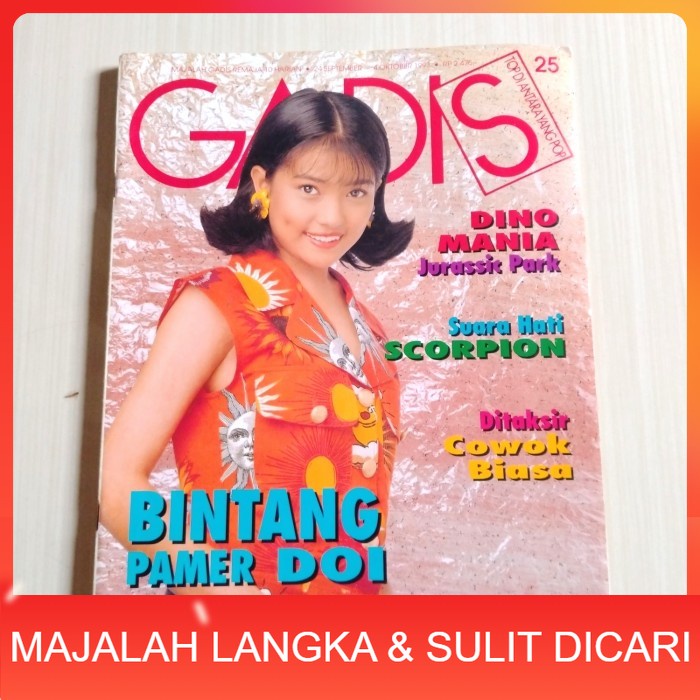 Majalah GADIS No.25 Sep 1993 DEWISARI Langka
