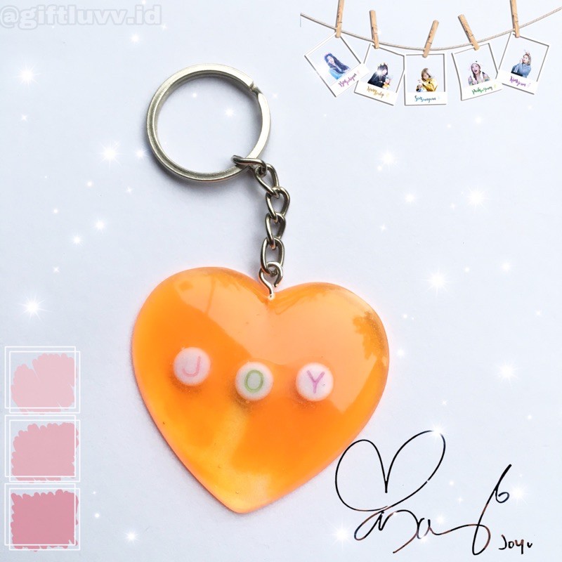 heart keychain Joy (Red Velvet)