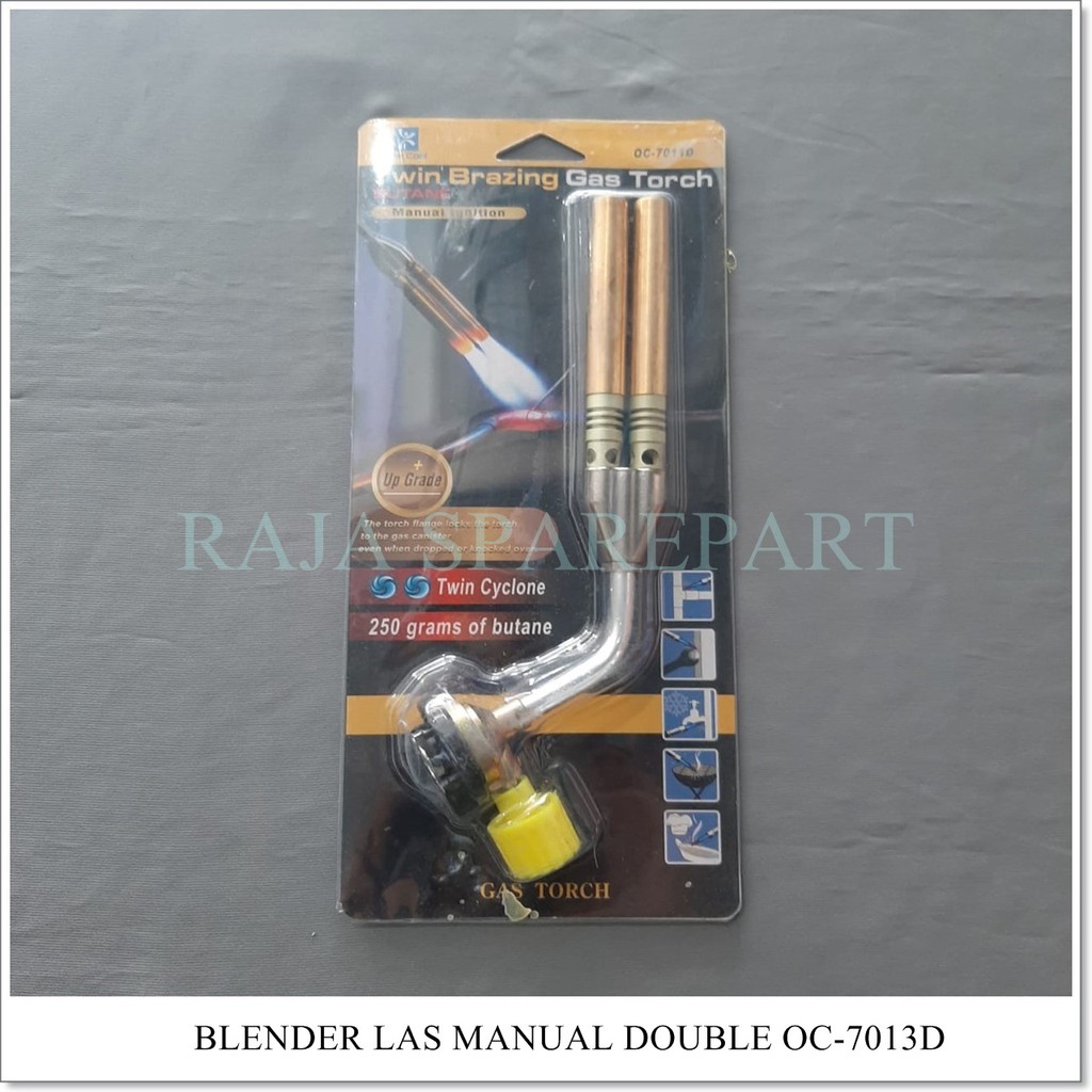 Kepala Las Manual Double/Blender Las Manual Double/Gas Torch Manual Double