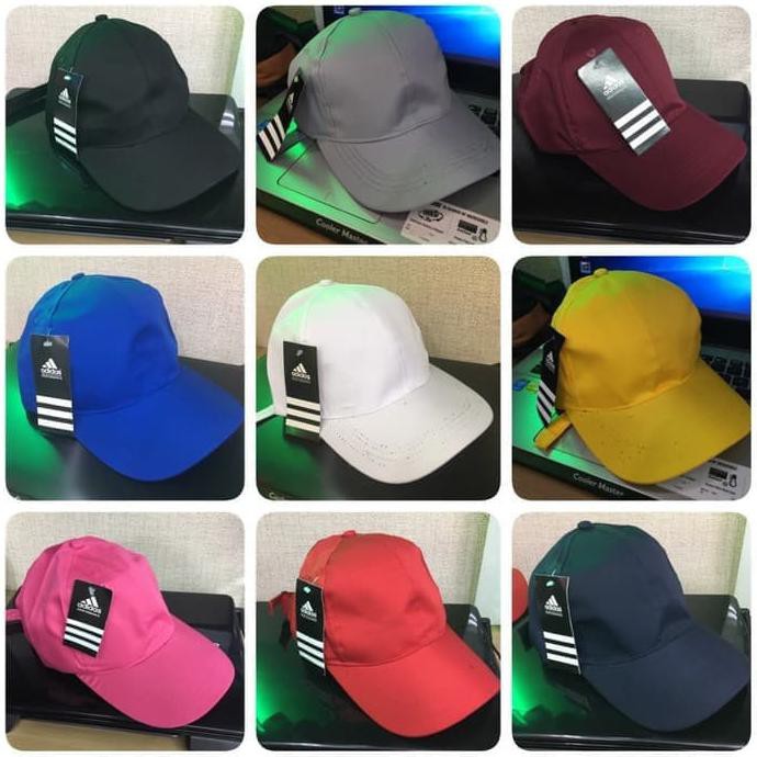 Topi Polos Cewek Cowok | Topi Baseball Pria Wanita | Topi Polos Putih - Putih