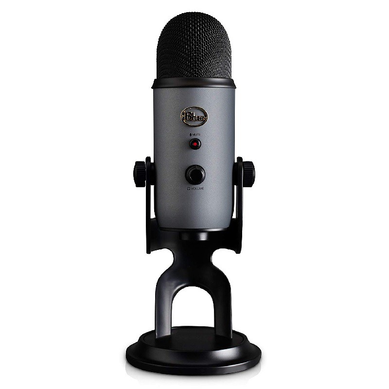 BLUE Microphones YETI USB Microphone - Black Slate Edition (New Color of Blue Yeti Microphones)