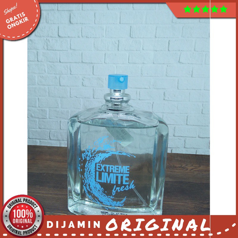 Parfum Original Jeanne Arthes Extreme Limite Fresh Edt 100Ml Tester ( No Box&No Tutup ) Pria Wangi