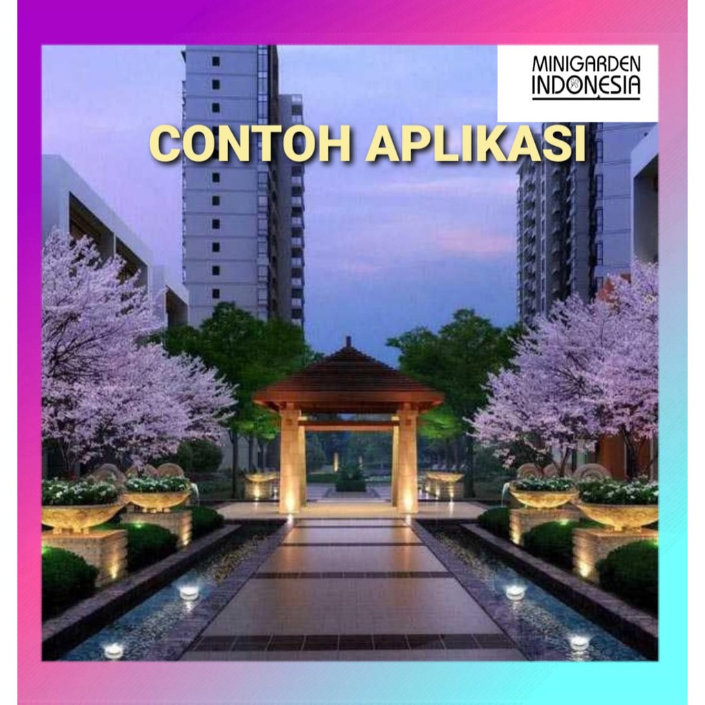 LAMPU TAMAN TANCAP 8 LED Solar Cell Garden Lamp Tenaga Surya emergency Outdoor Waterproof dekorasi