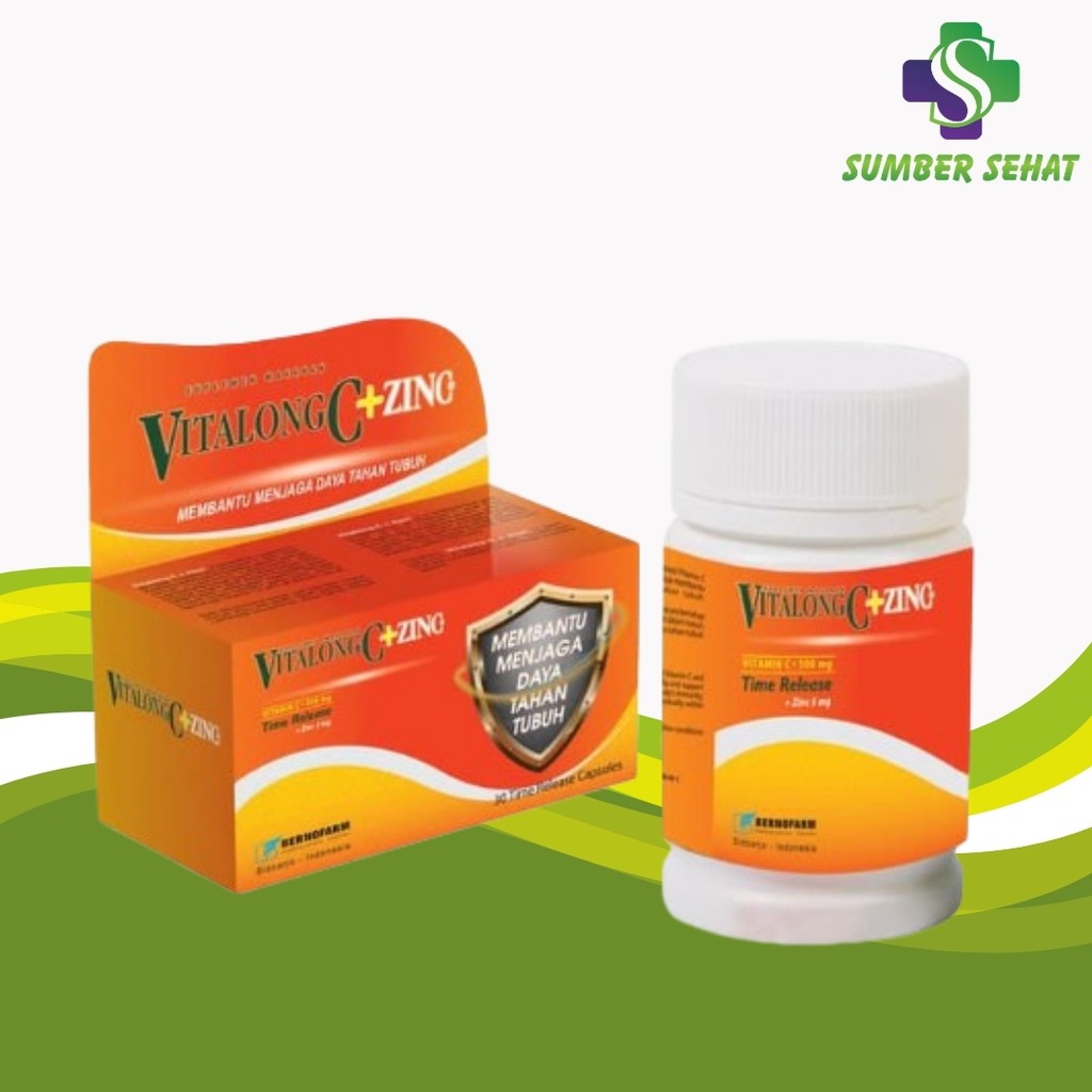 VITALONG C + ZINC BOTOL 30 KAPSUL