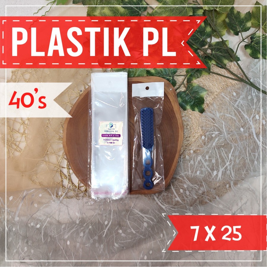 

7x25 cm Plastik Opp Lubang Plastik Display Plastik Aksesoris