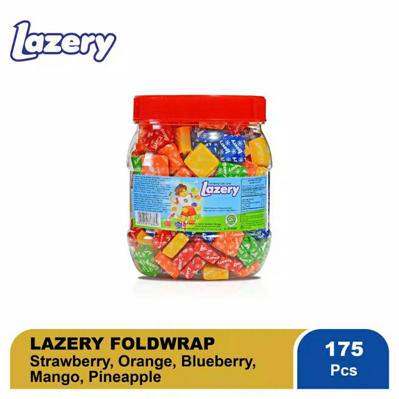 

permen lazery yogurt foldwrap lazery petak permen sugus isi 175 pcs