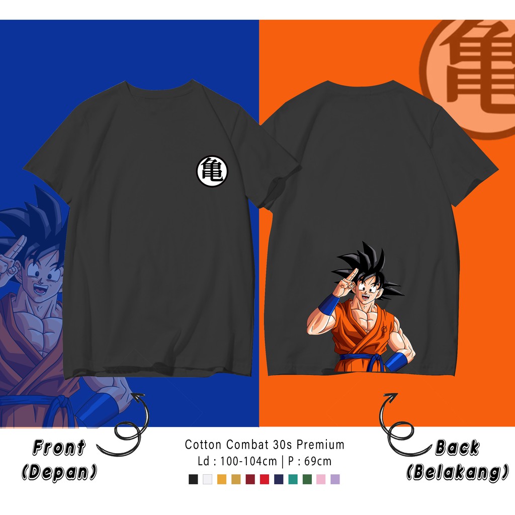 DRAGON BALL  / TERMURAH BAJU KAOS KATUN WANITA/ PRIA UNISEX LENGAN PENDEK / TUMBLR TEE /  OVERSIZE