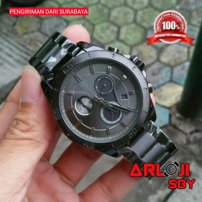 Jam tangan pria T5 H3658 chonograph original tahan air