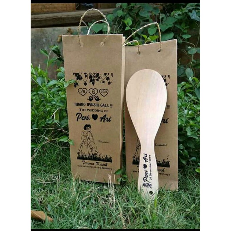 

souvenir centong set paperbag
