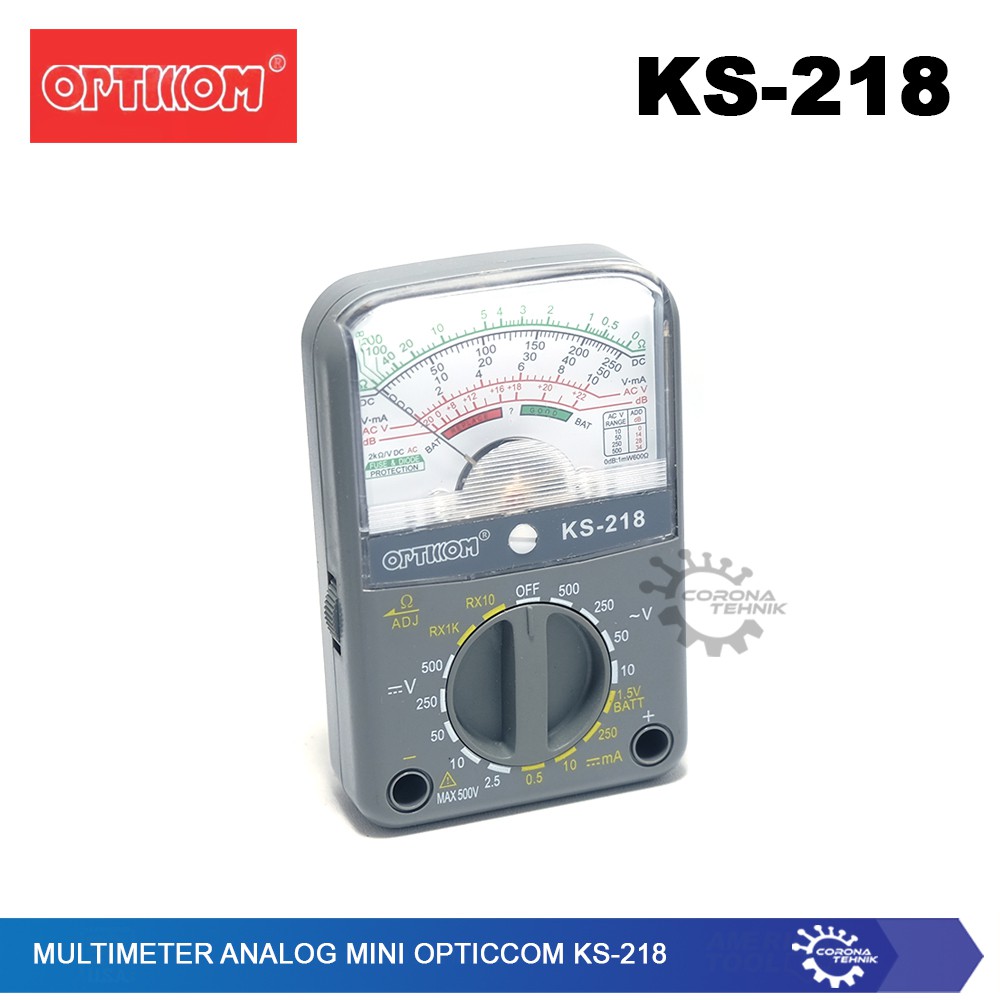 KS-218 - Multimeter Analog Mini Opticcom