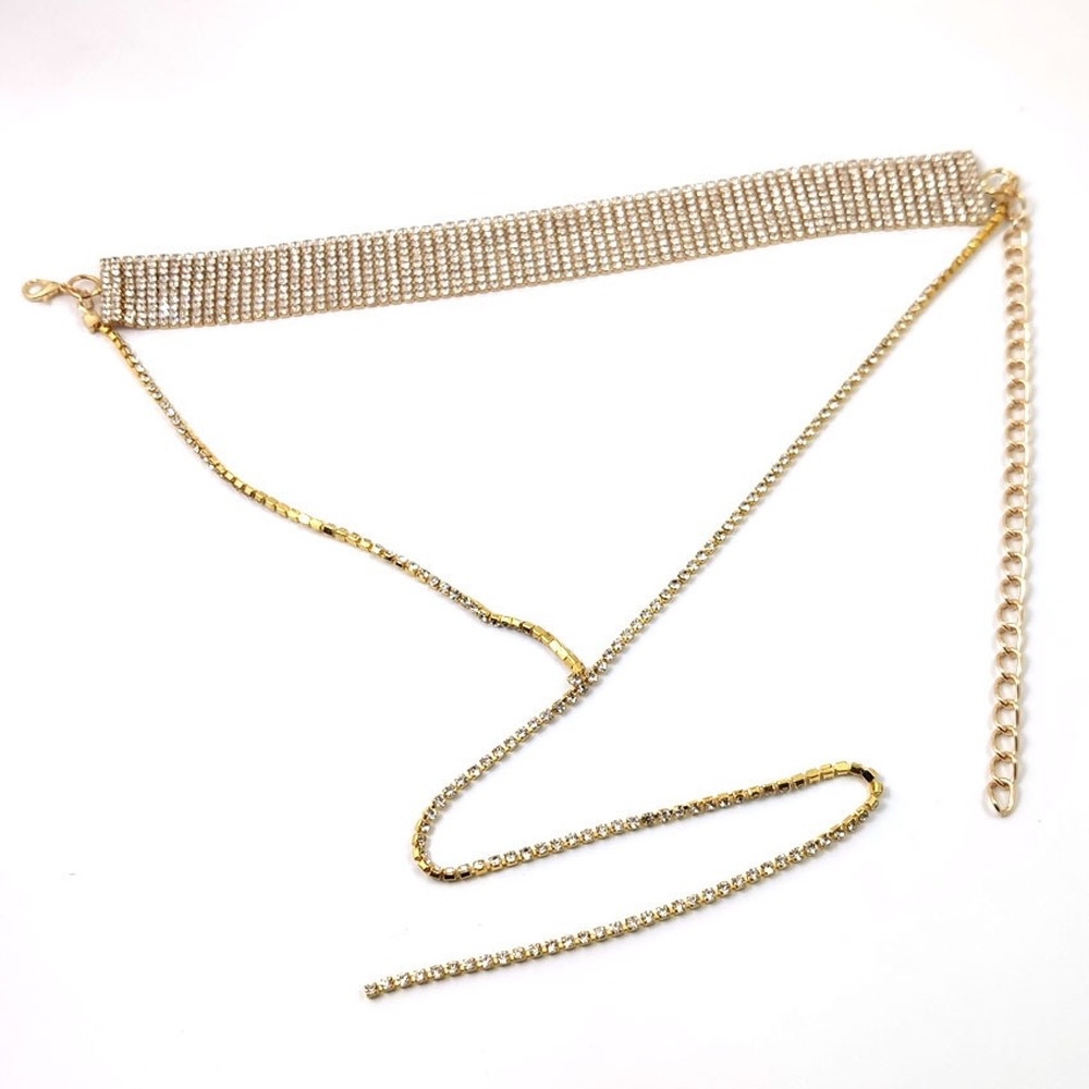 Kalung Multilayer Bahan Alloy Gaya Retro Untuk Wanita