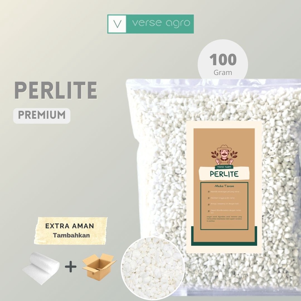 Jual VERSE FARM Media Tanam Perlite 2 4 Mm 100 Gram Shopee Indonesia