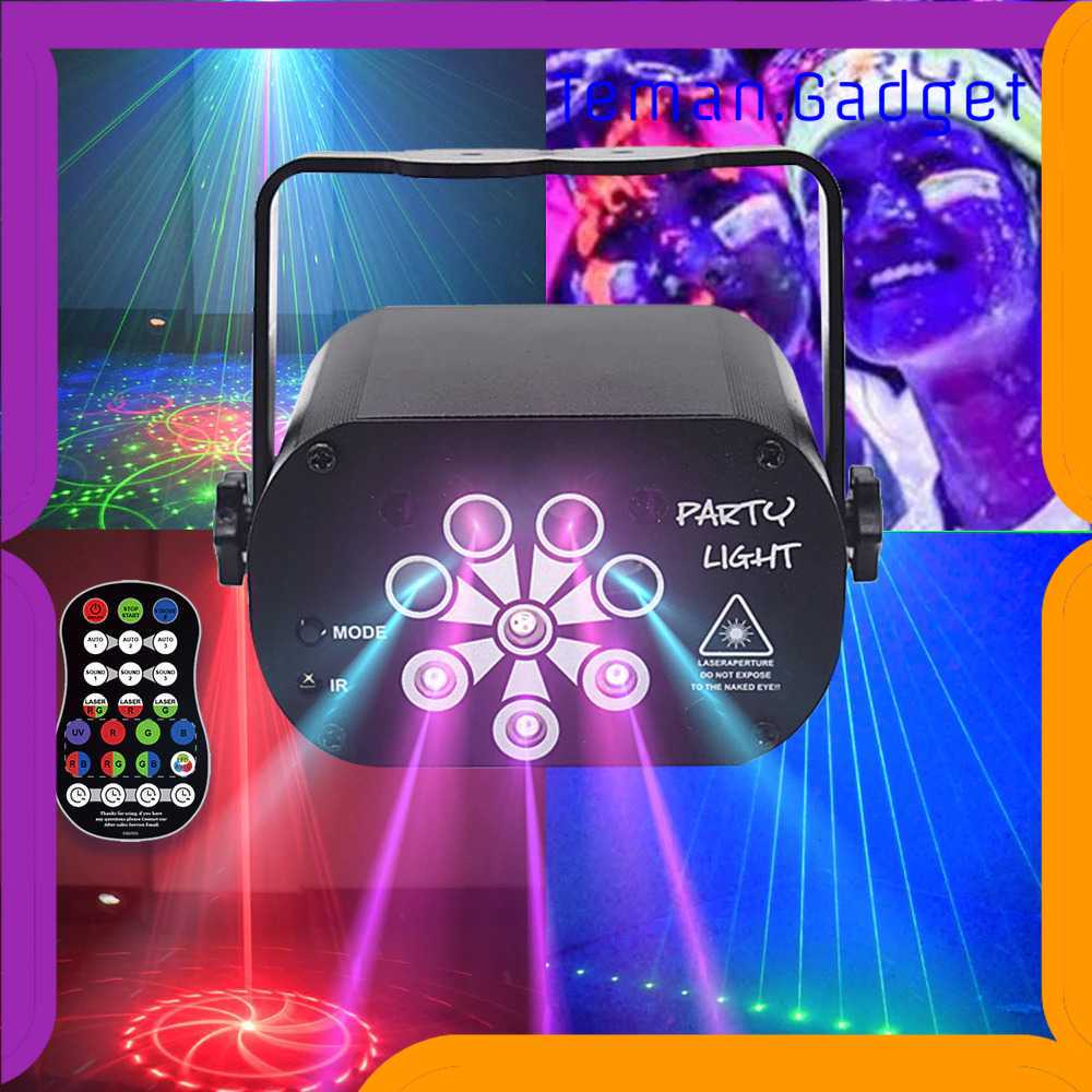 TG-DHA Youe Shone Proyektor Laser LED Lampu Disco DJ 120 Patterns - M-RGB-62